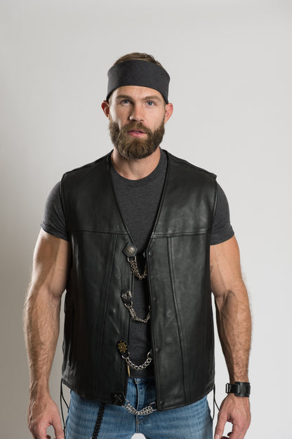Solid Faded Black  22" Bandana