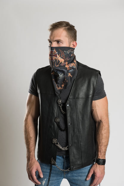 LIVE HARD RIDE FREE 22" Bandana