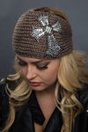  - Knit Headband - Bling Cross Knit Headband - 5