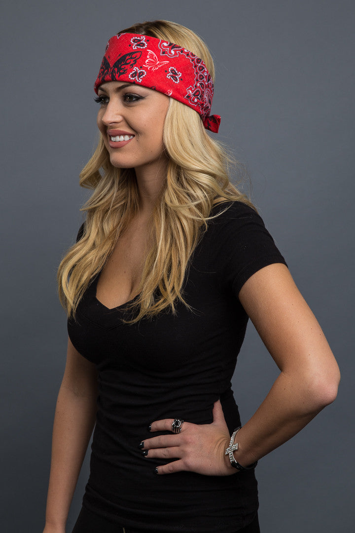  - Bandana - Paisley Butterfly Bandana - 4