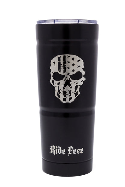 Stainless Steel Tumbler Black RIDE FREE (25.4 oz)