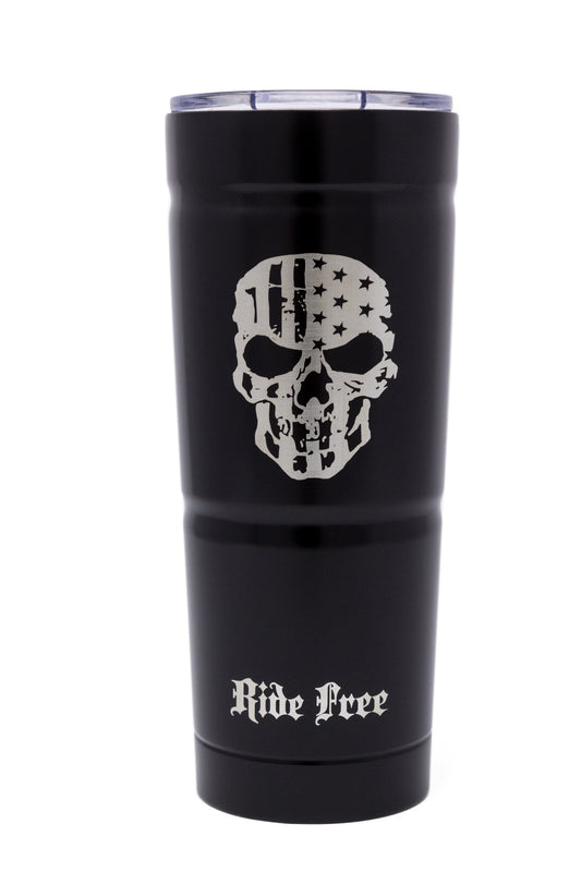 Stainless Steel Tumbler Black RIDE FREE (25.4 oz)